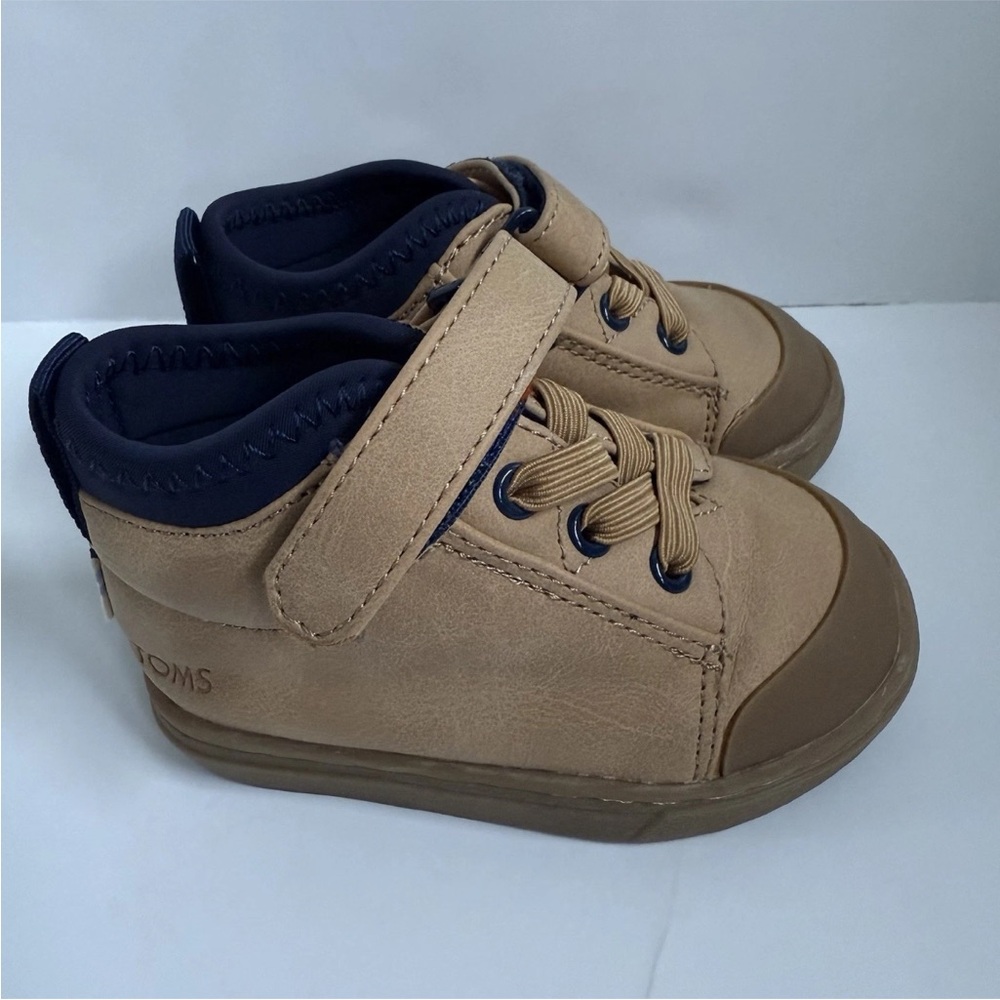Toddler TOMS Cusco Honey Synthetic Suede Hook And Loop Sneakers Boys (Size‎ 4)